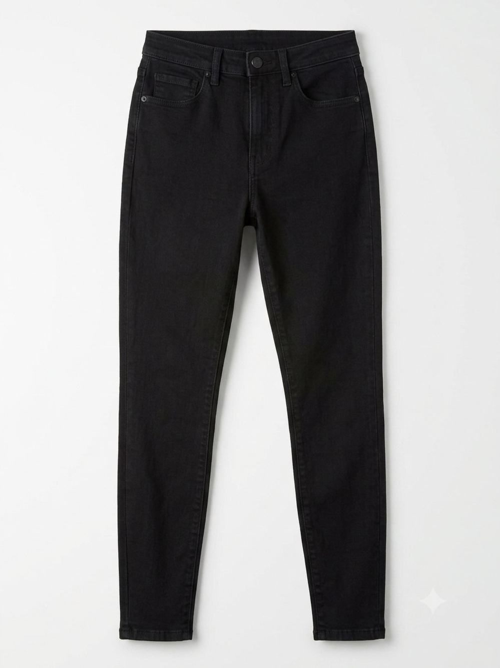 Everlane The Way-High Skinny Jeans Black High Rise Denim Size 26
